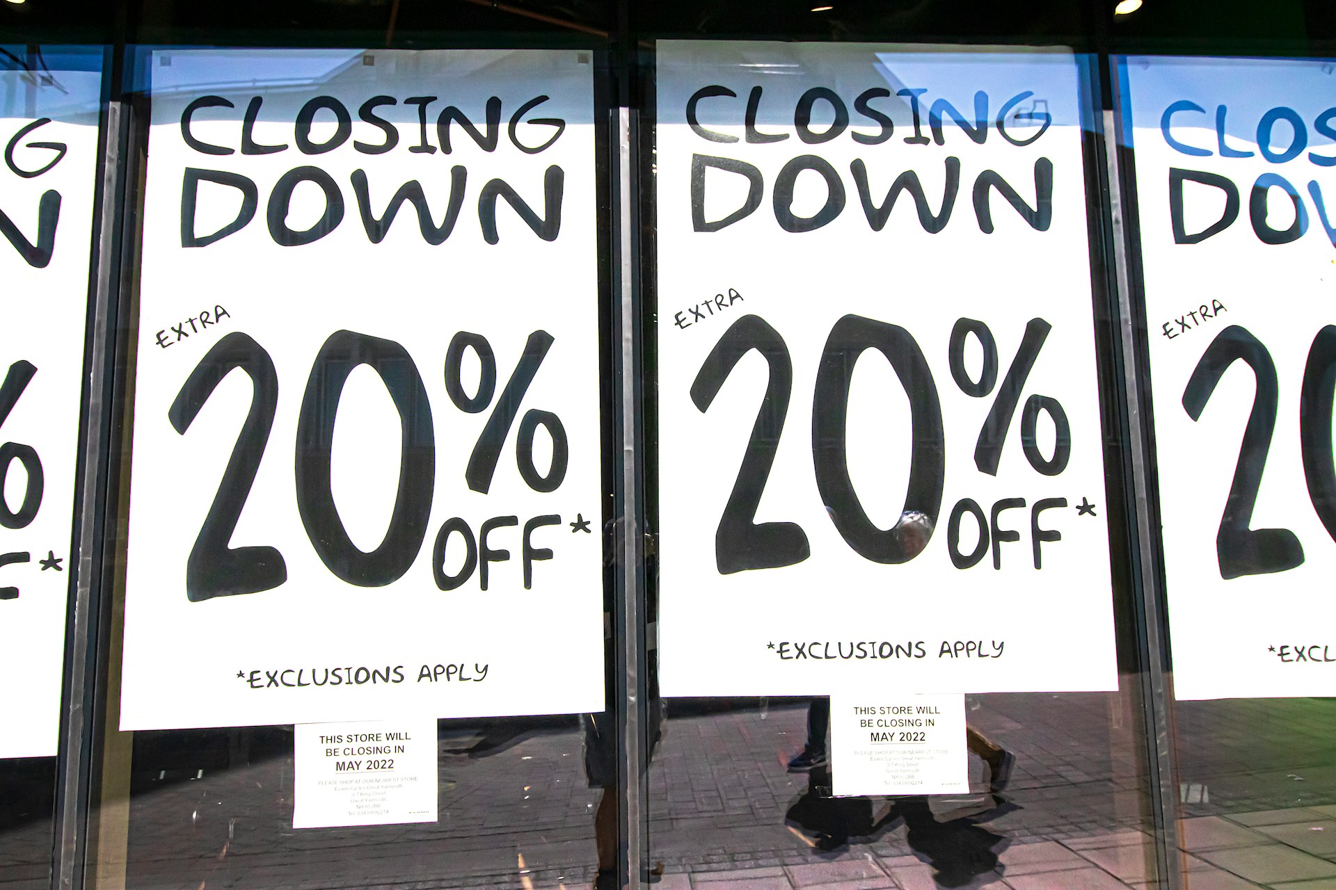 closing down